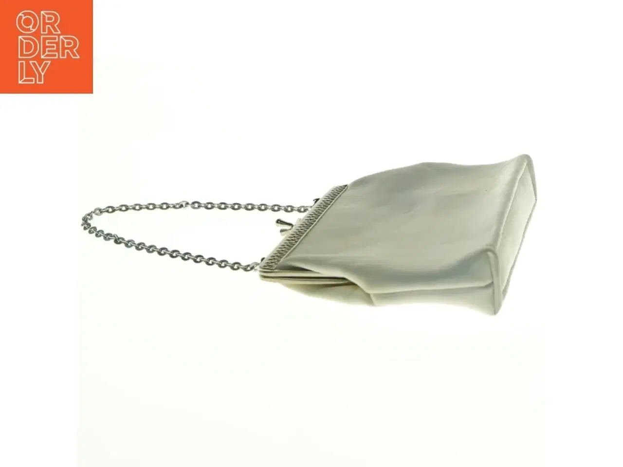 Billede 2 - Hvid clutch med kæde (str. 23 x 14 cm)