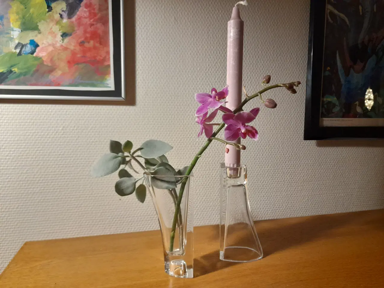 Billede 1 - Holmegårds vaser/ lysestager