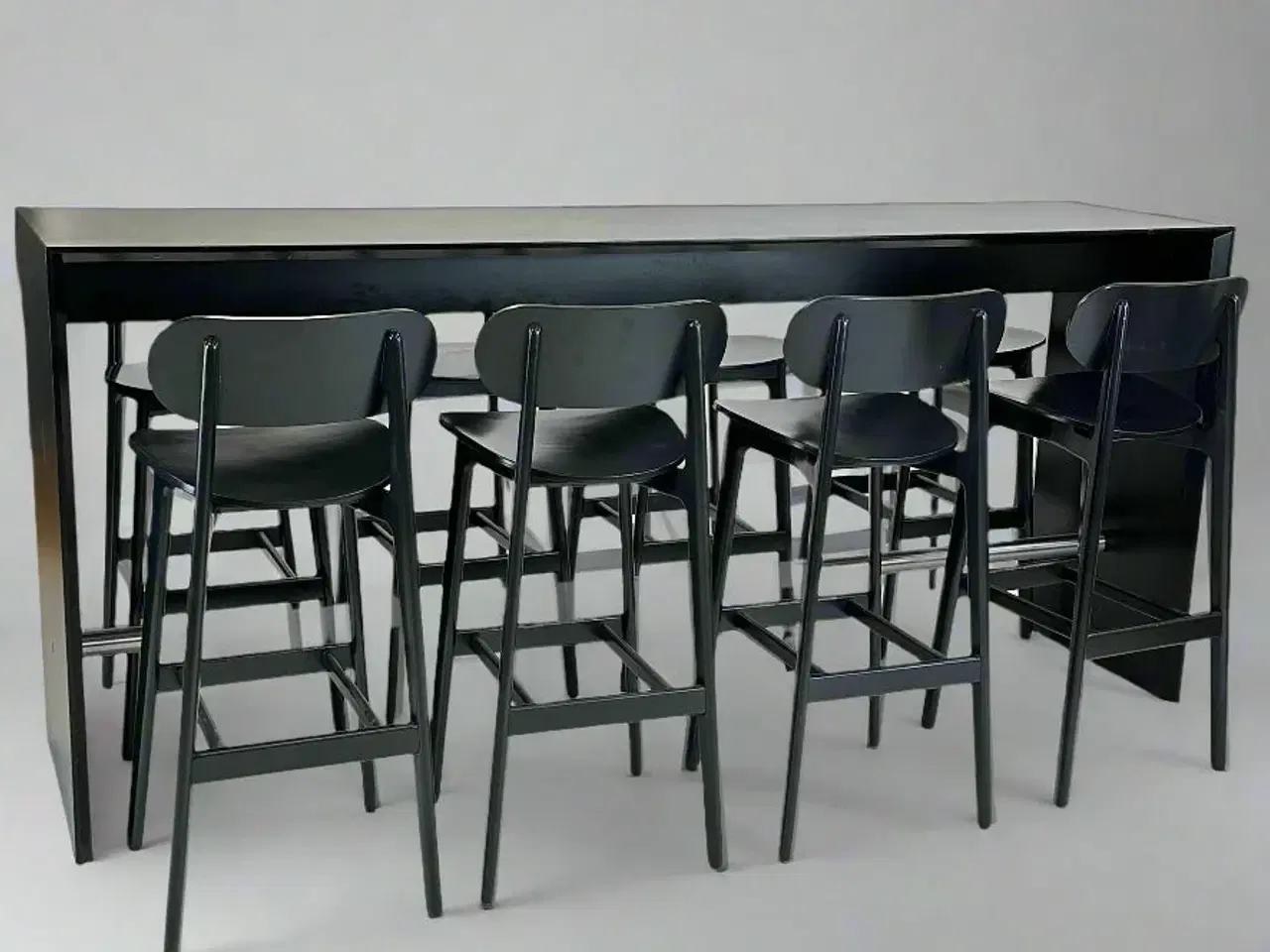 Billede 1 - Sæt med 8 PLC barstole fra Modus + Højbord