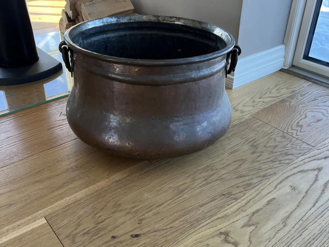 Billede 3 - Kobberspand til evt brænde 