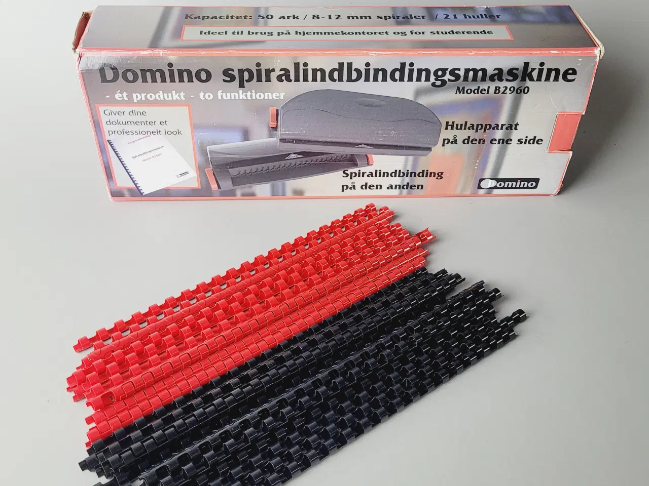 Billede 2 - ⭐️· Domino Spiralindbindingsmaskine B2960 
