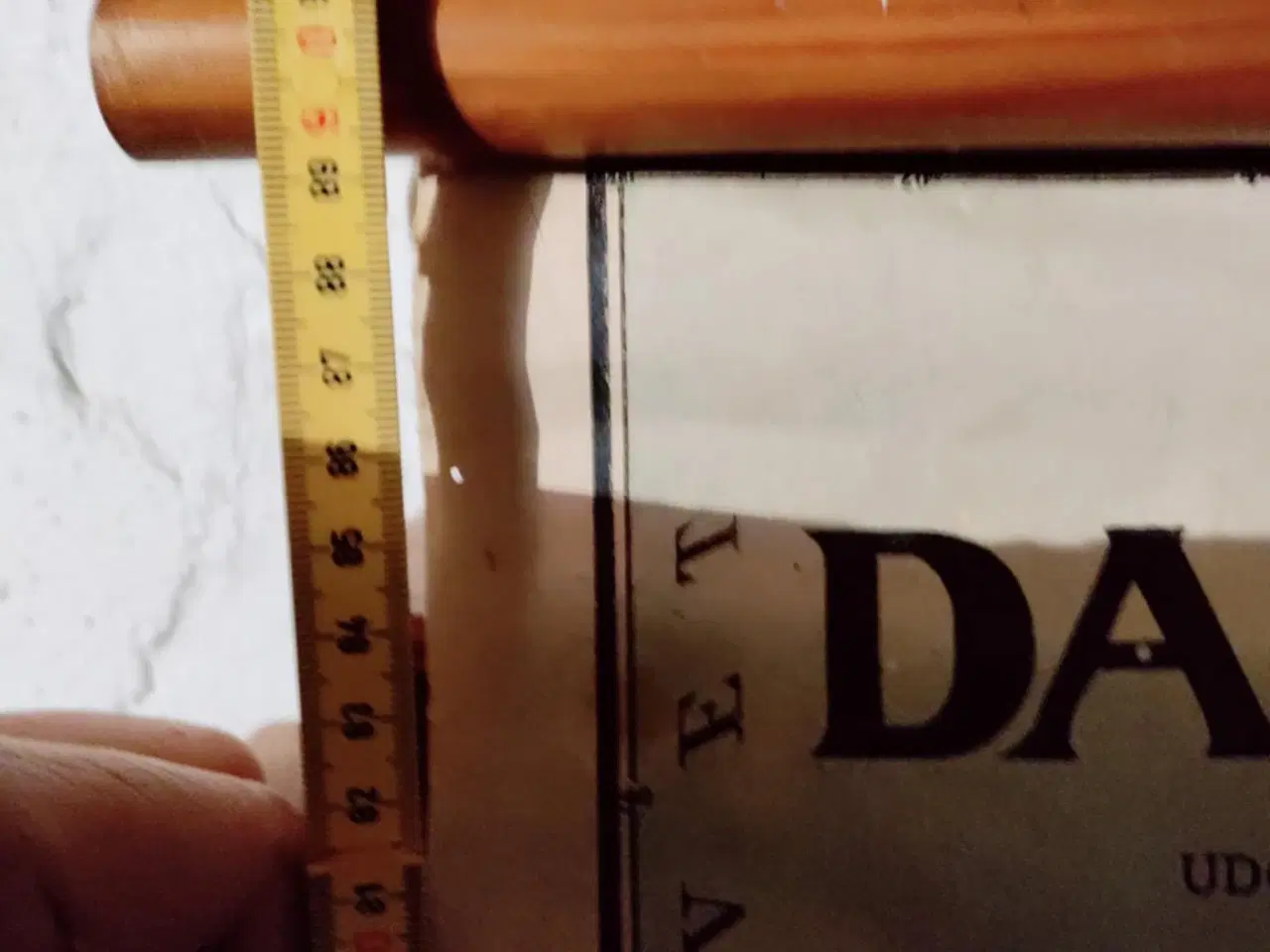 Billede 3 - fint lille danmarks kort ikke for stort har patina