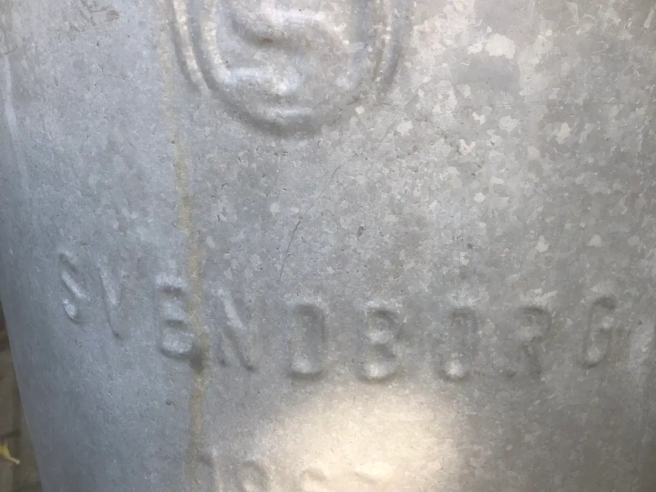 Billede 4 - Gammel galvaniseret skraldespand