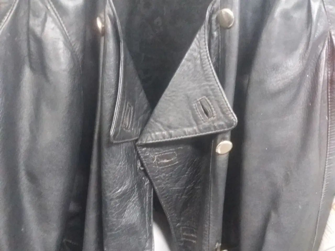 Billede 1 - kort smart læder jakke 