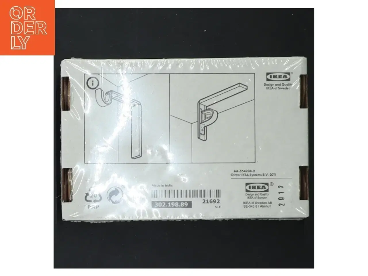 Billede 3 - Betyldig vægbeslag til gardinstang fra IKEA