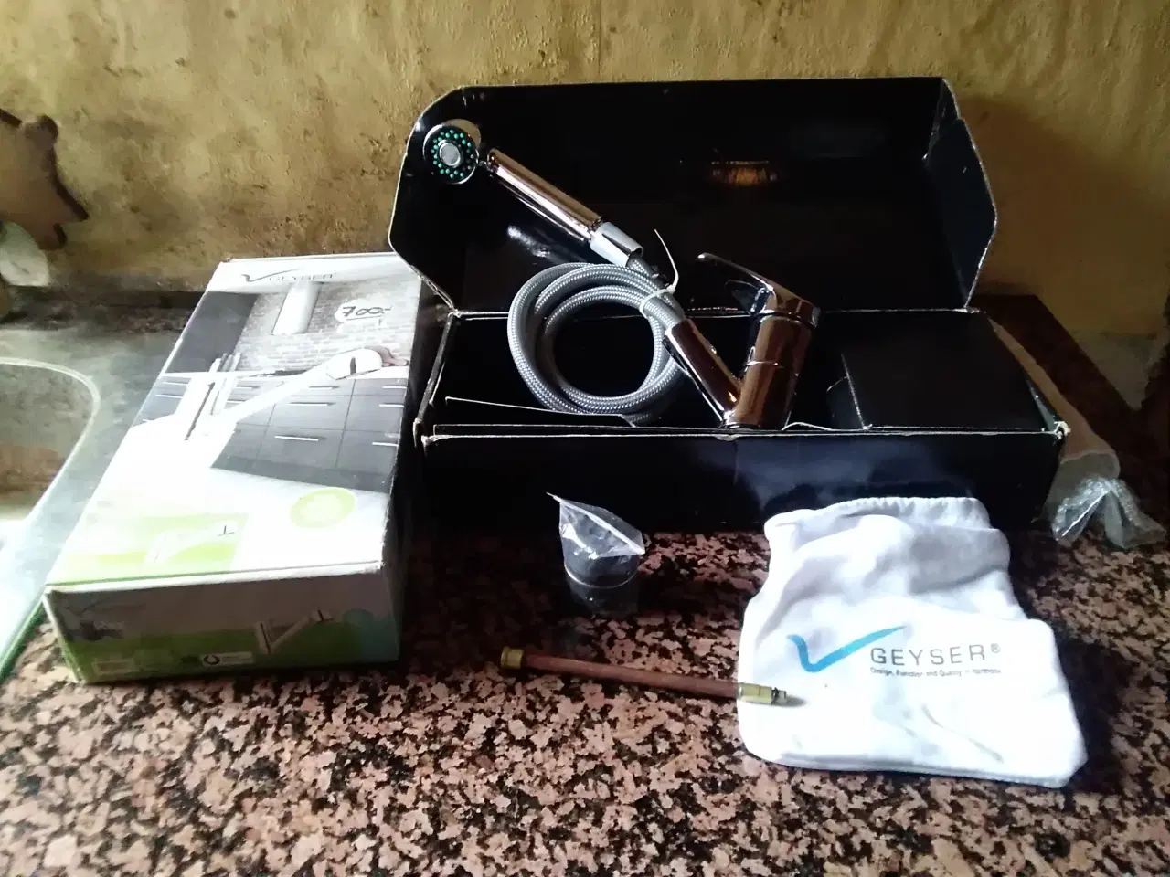 Billede 2 - NYT m brusehoved flexslange til udtræk Evt til bad