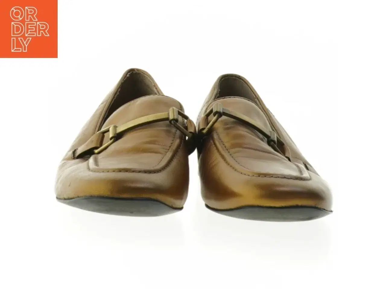 Billede 2 - Brune lædersko med spænder fra Another (str. 39 )