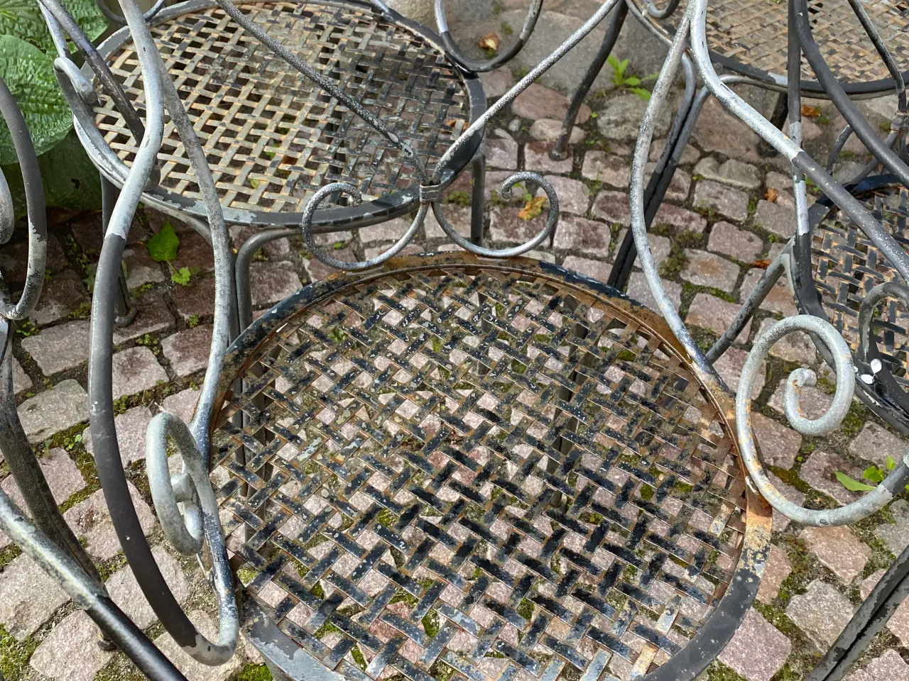 Billede 3 - Havestol i jern 8 stk