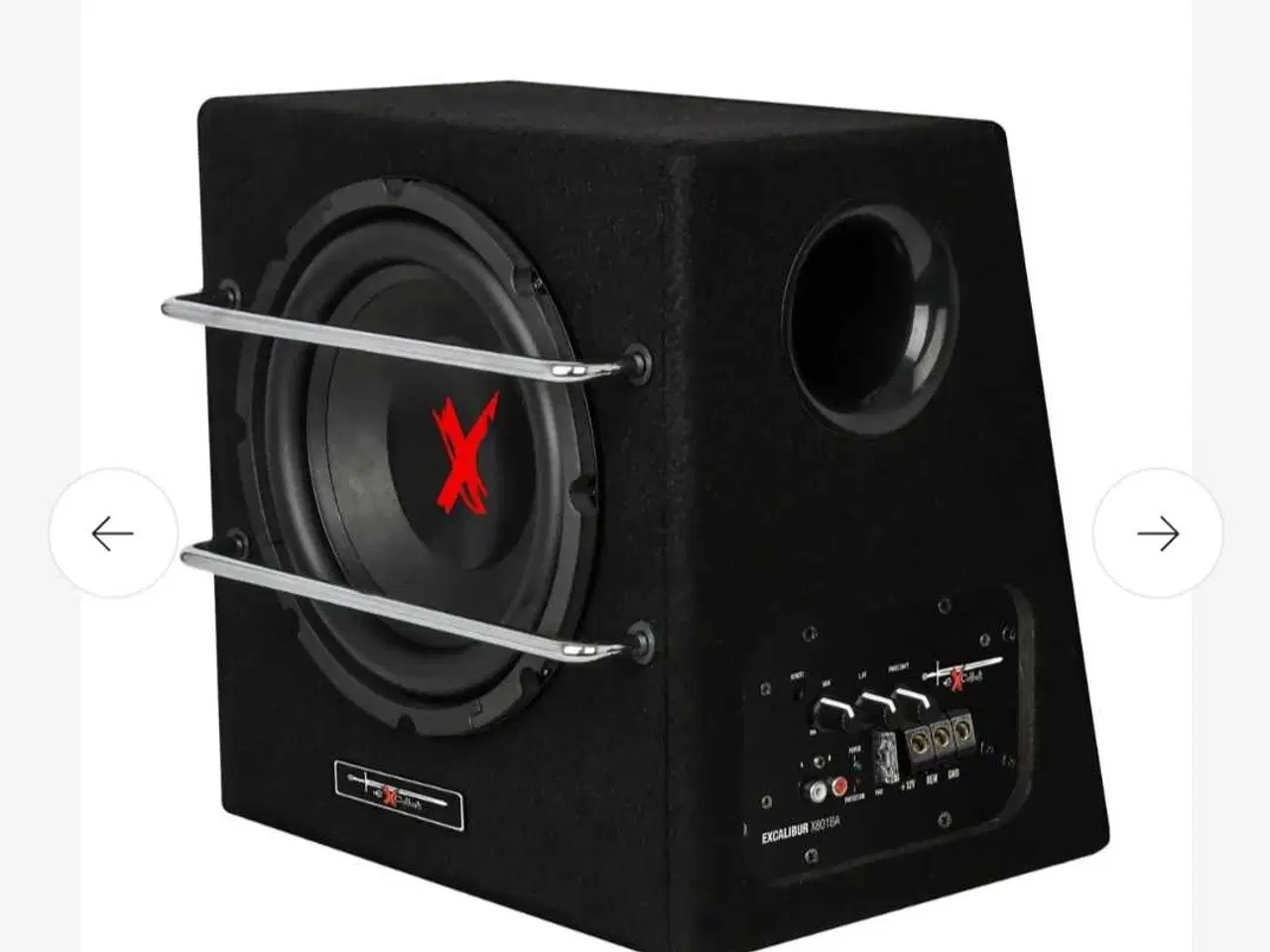 Billede 1 - Aktiv subwoofer 8" inkl. Monteringssæt.