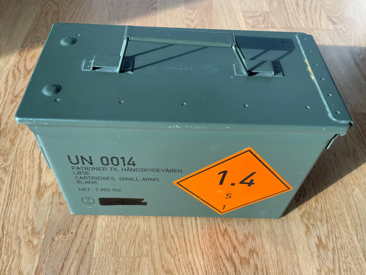 Billede 1 - Ammo kasse med 5x kasser patroner