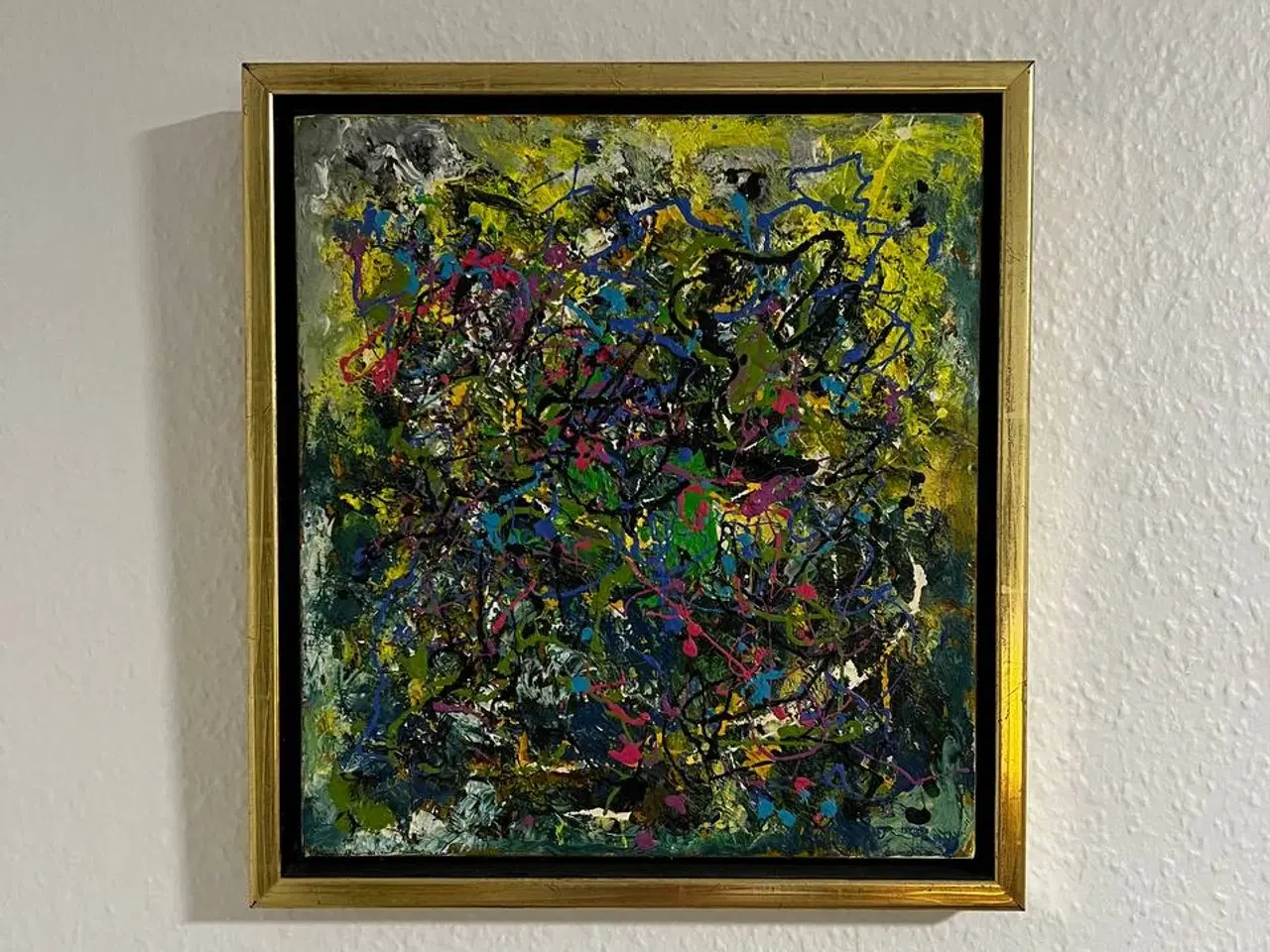Billede 1 - Originalt Abstrakt Maleri – Energi & Farver