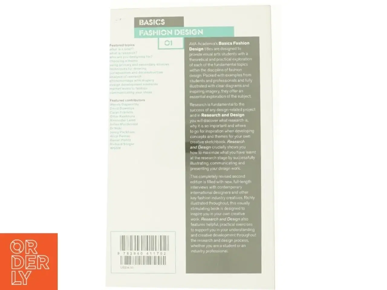 Billede 2 - Basics Fashion Design 01: Research and Design - 2nd Edition (eBook) af Seivewright, Simon (Bog)