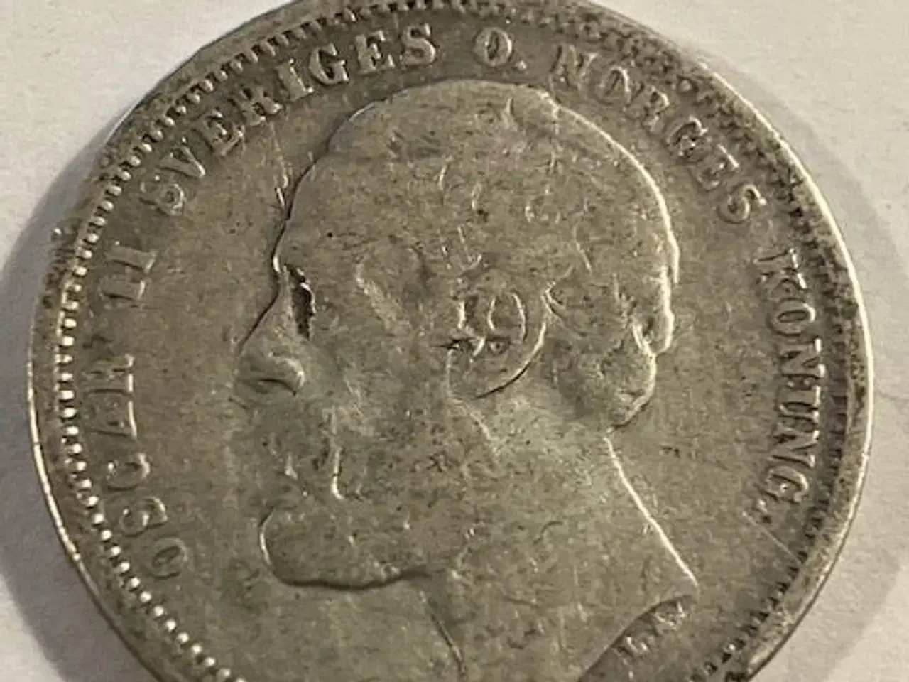Billede 2 - 1 Krona 1875 Sverige