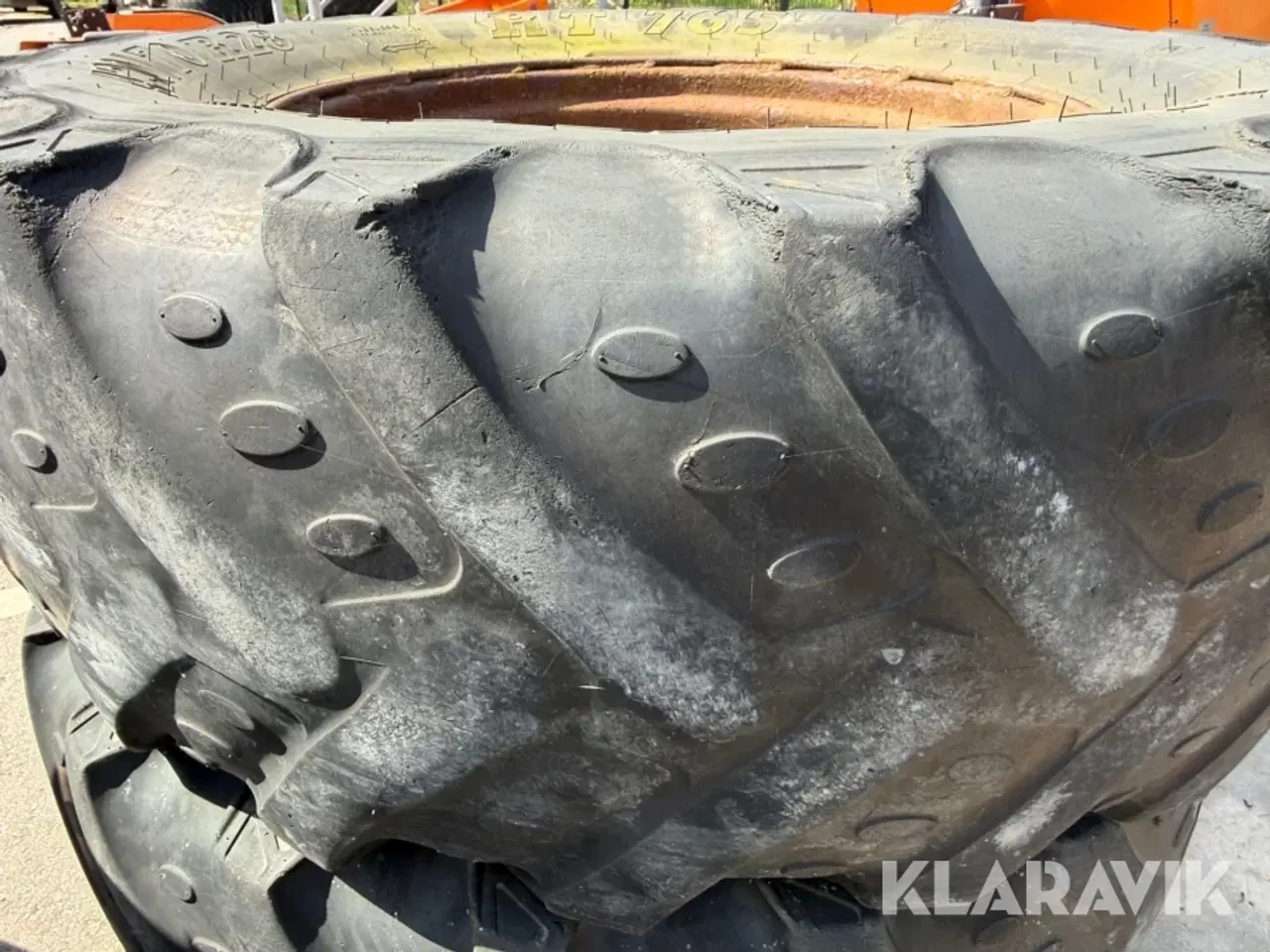 Billede 11 - Landbrugshjul Michelin + Agrimax 600/65R38 + 420/70R28 4 hjul