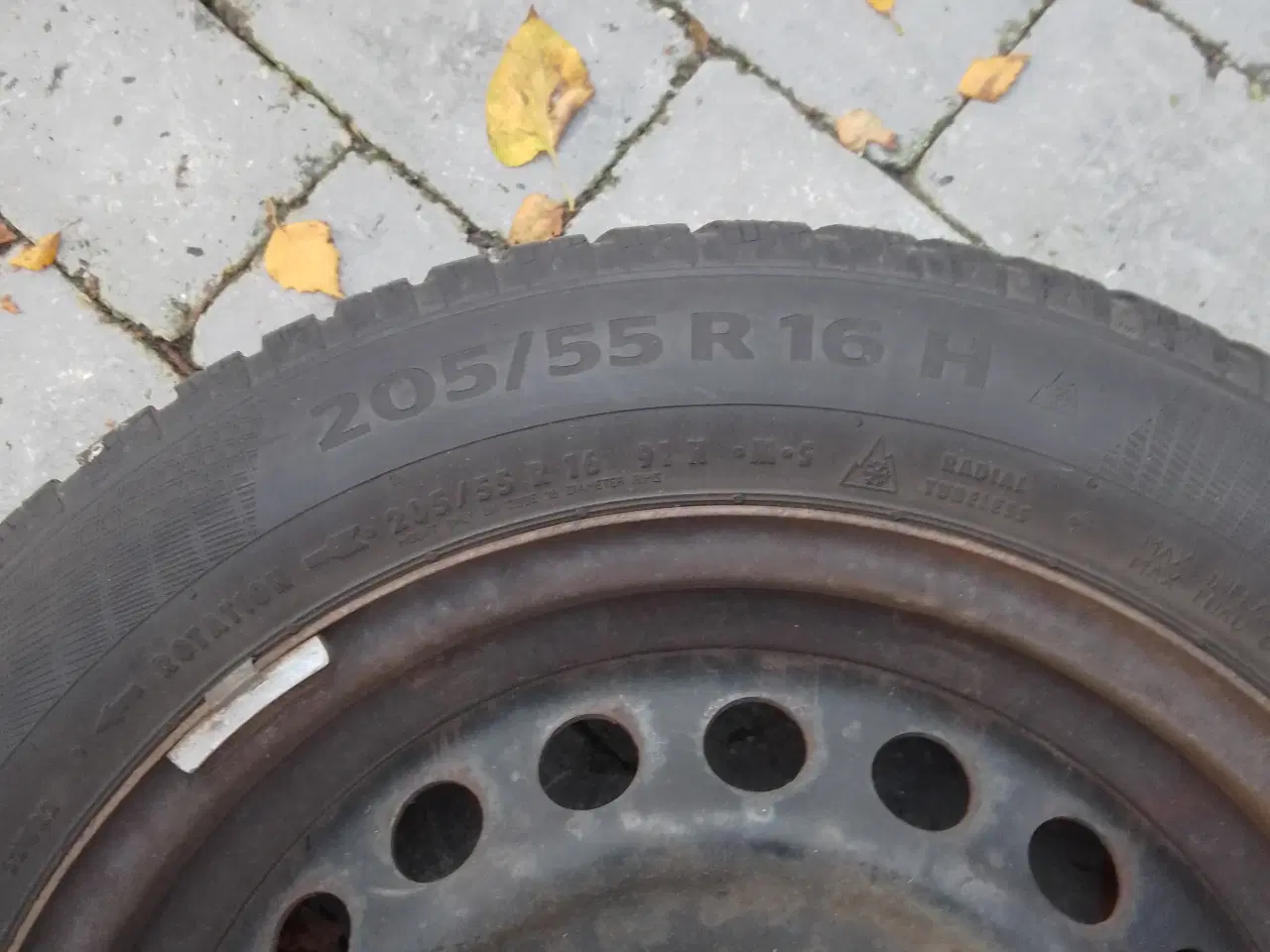 Billede 2 - Stålfælge med vinterdæk