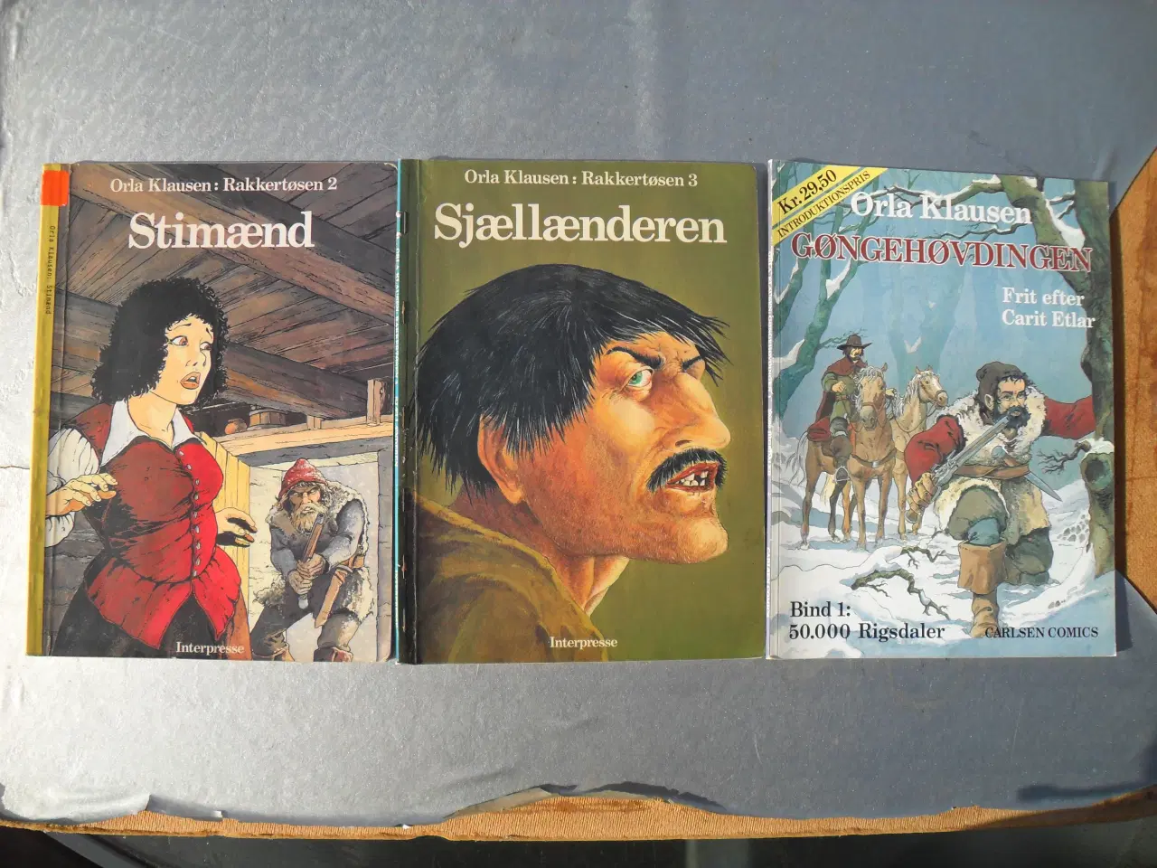 Billede 1 - orla klausen rakkertøsen nr. 2+3 samt gøngehøvding