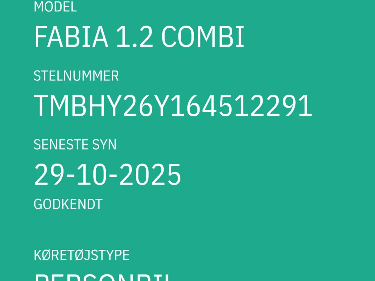 Billede 15 - Skoda Fabia 1,2 Benzin Combi billig i vægtafgift 