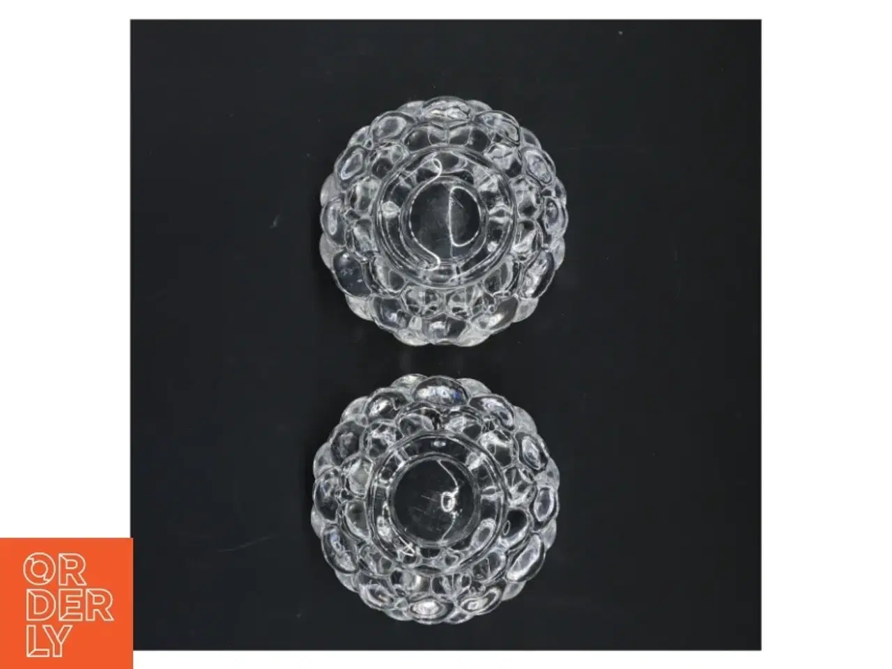 Billede 3 - Orrefos Hallon glasstager til fyrfadslys (str. 10x6 cm)