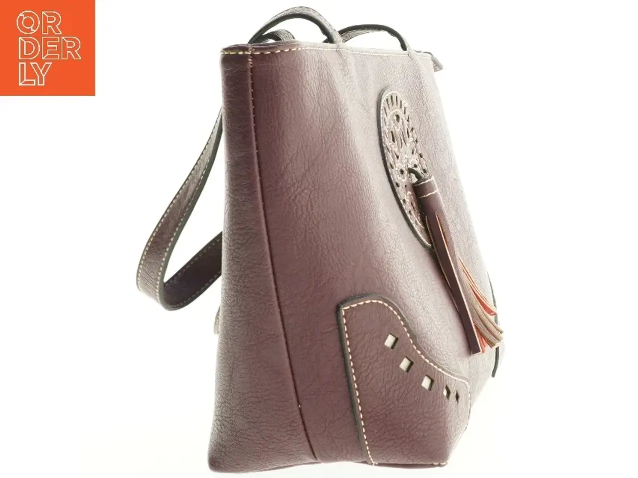 Billede 2 - Lædertaske (str. 33 x 23 cm)