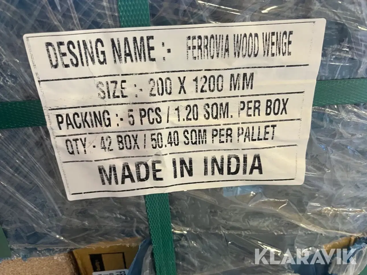 Billede 6 - Porcelæns Fliser med træstruktur Ferrovia Wood wenge 201,6 m2