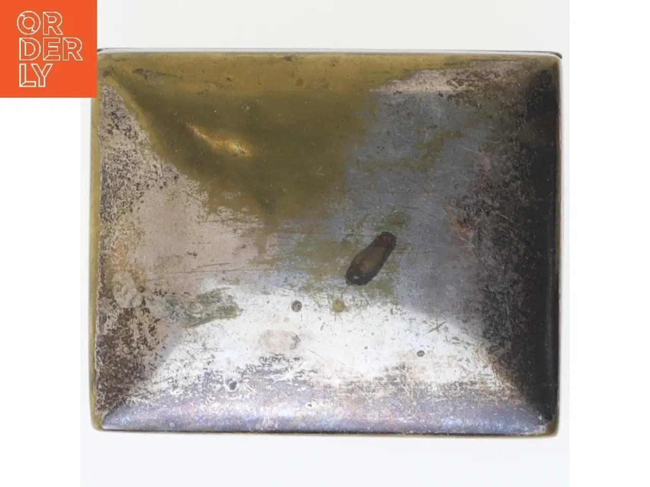 Billede 2 - Lille metalæske med låg (str. 9x7x3,5 cm)