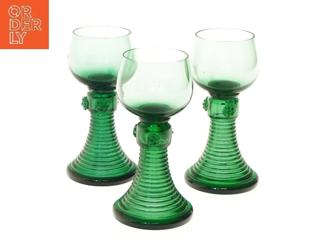 Billede 1 - Rmer glas, 3 stk (str. 3 stk Ø 6 cm længde 15,5 cm)