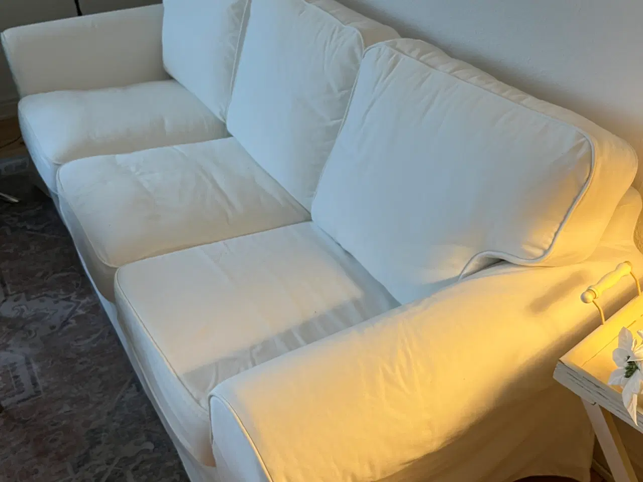 Billede 1 - Ektorp 3 personers sofa - hvid