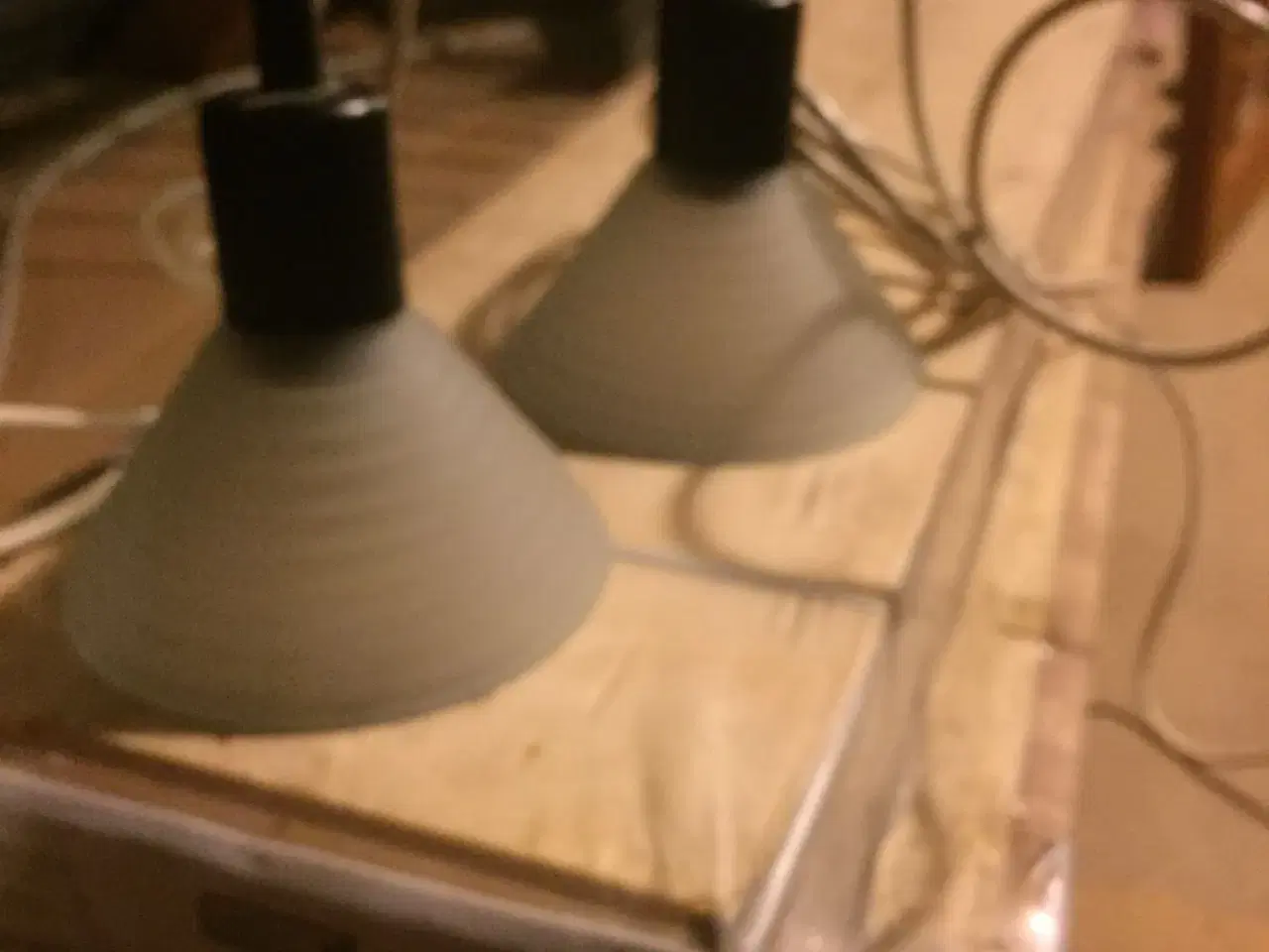 Billede 2 - Køkken lamper med glasskærme