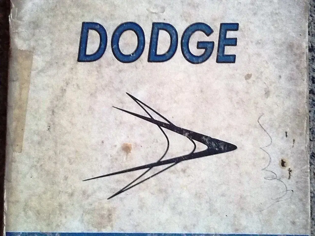 Billede 1 - Owners manual, 1958 Dodge.