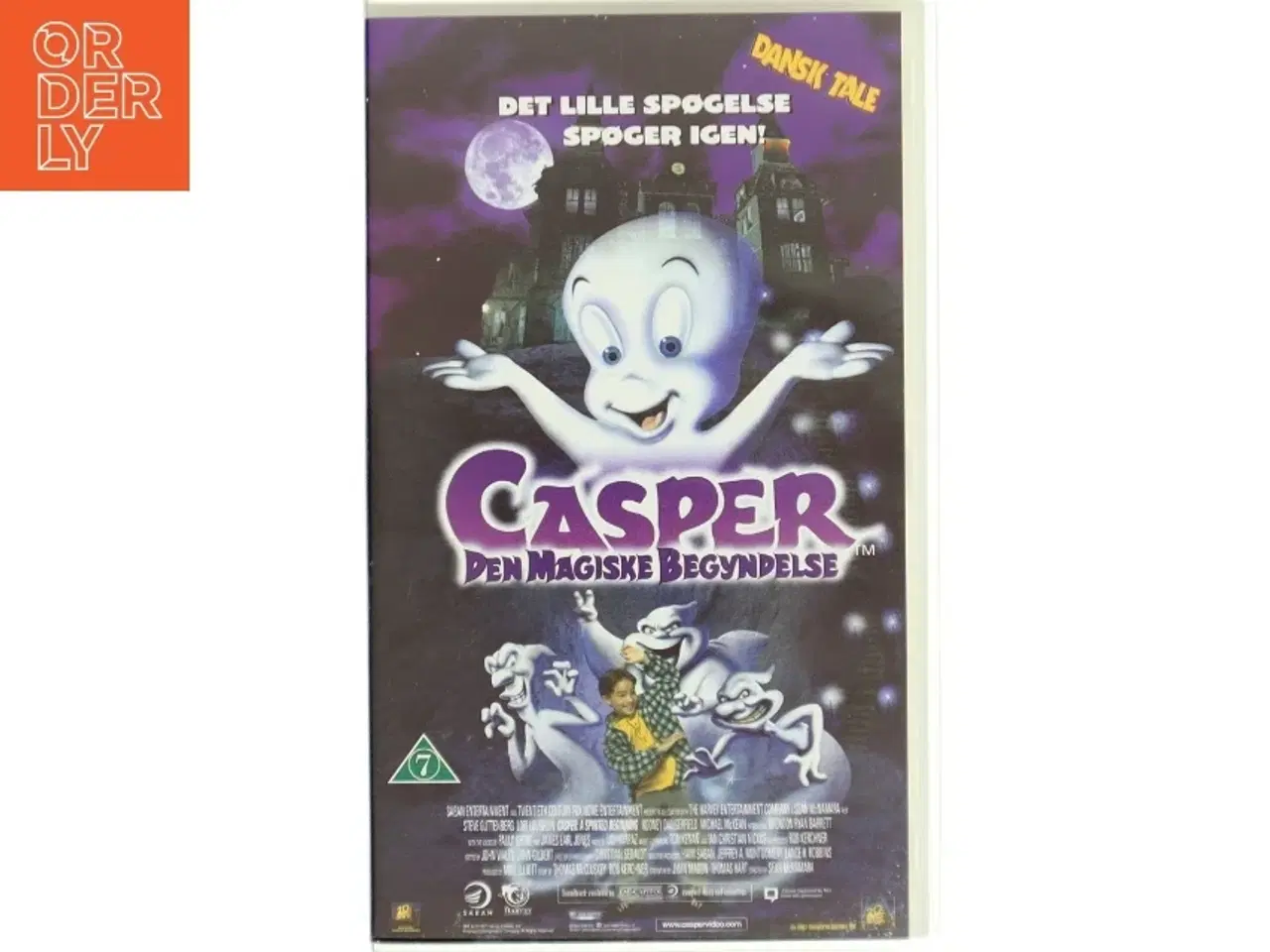 Billede 1 - Casper VHS-film (str. Standard VHS-størrelse)