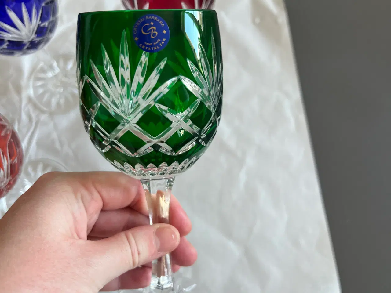 Billede 5 - Krystal vinglas 