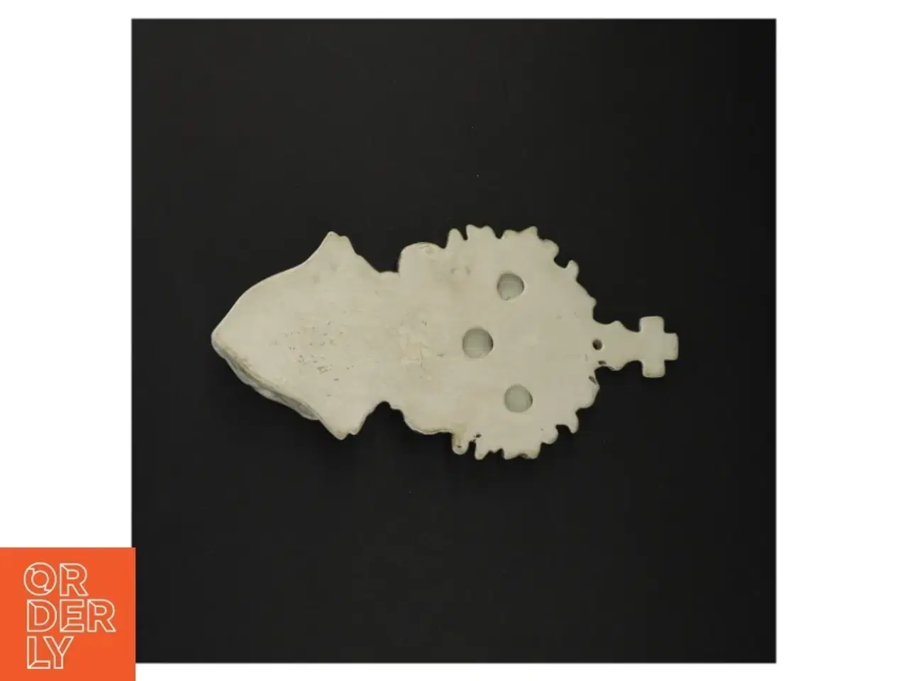 Billede 4 - Antikt vievandsk kar Porcelæn vægophæng (str. 22 x 10 cm)
