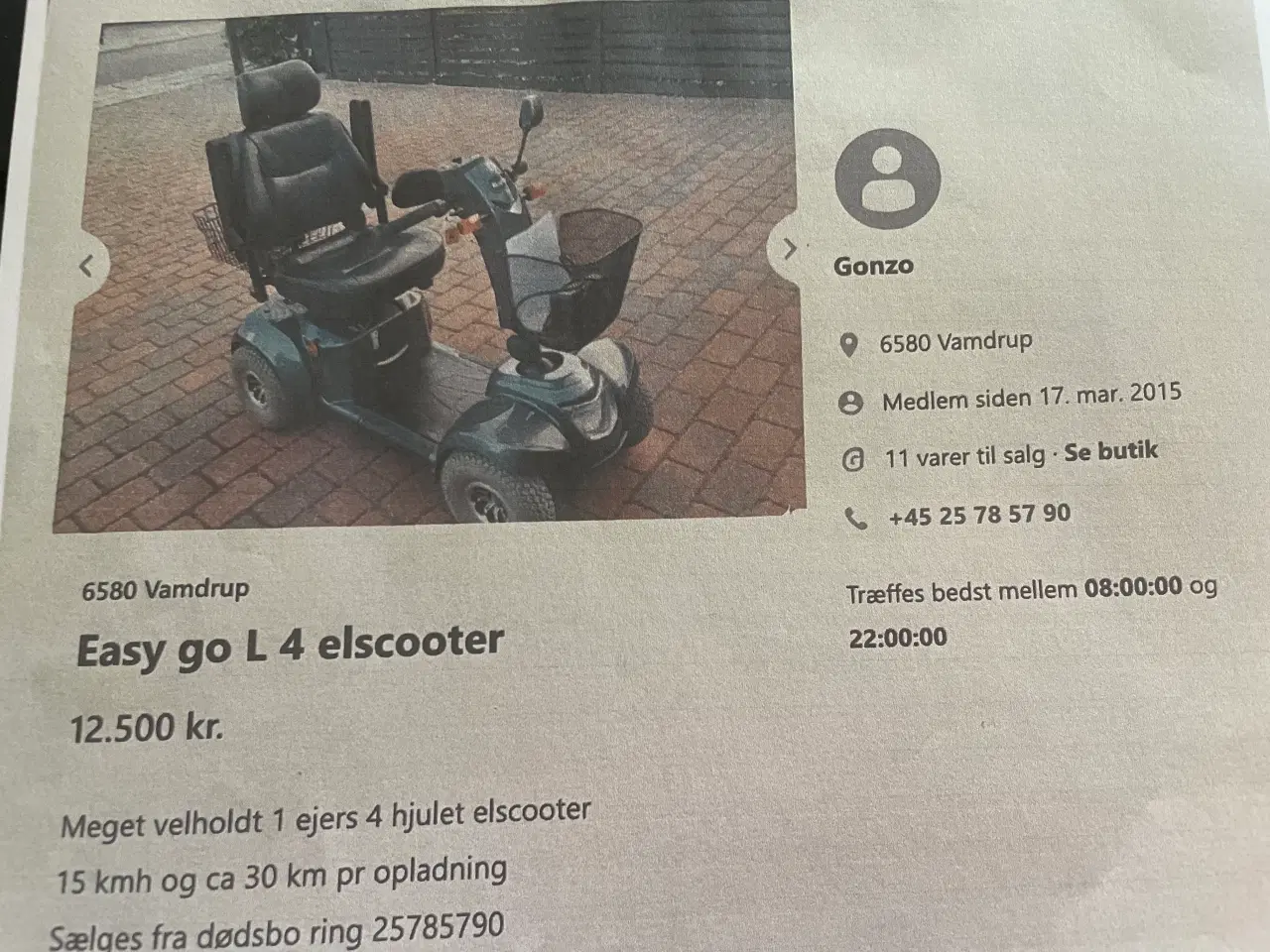 Billede 5 - el.scooter