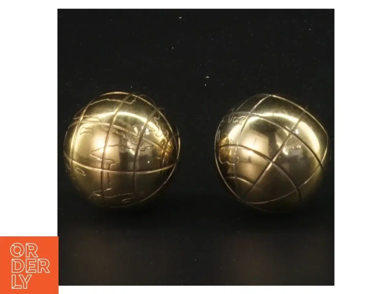 Billede 1 - Metal kugler (str. 4,5 cm)