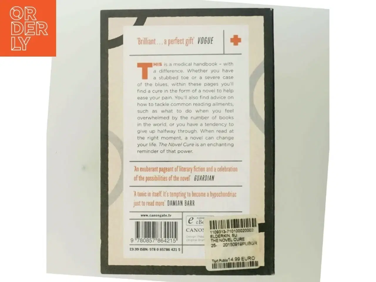 Billede 3 - The novel cure : an A-Z of literary remedies af Susan Elderkin (Bog)