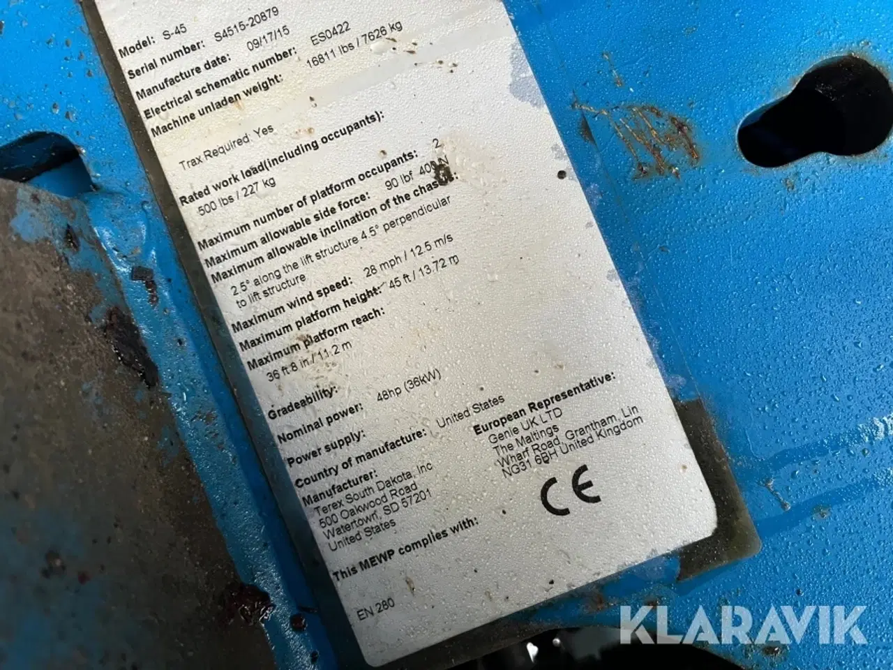 Billede 8 - Bæltelift Genie S-45 Trax