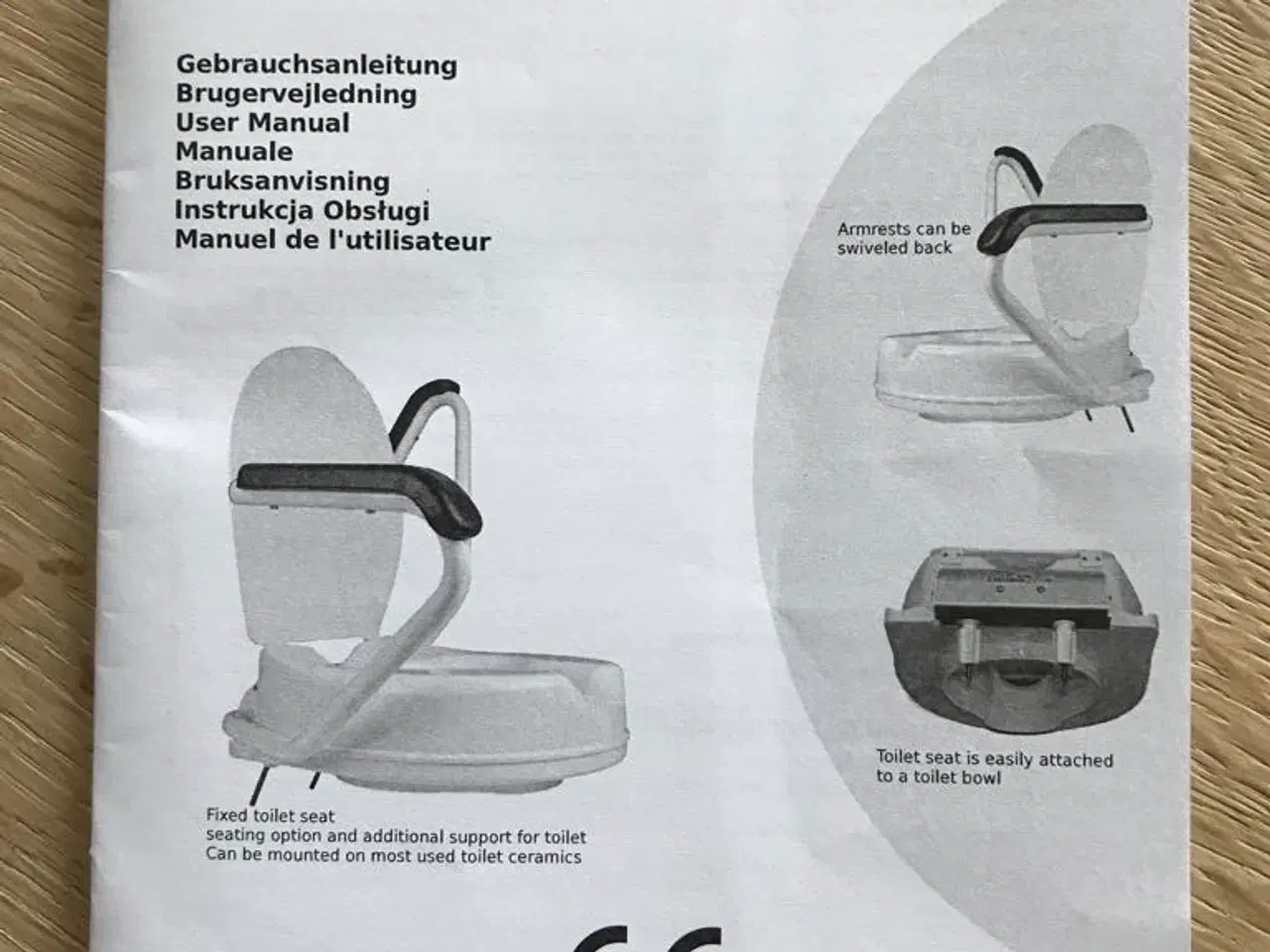 Billede 3 - Toiletforhøjer med armlæn