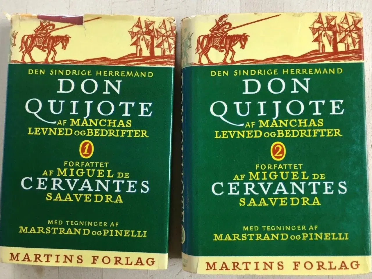 Billede 1 - Don Quijote i 2 bind, Miguel de Cervantes