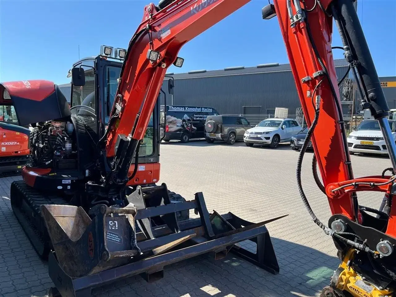 Billede 10 - Kubota KX060-5 Engcon Rotortilt DC2 centralsmørring skovlpakke.