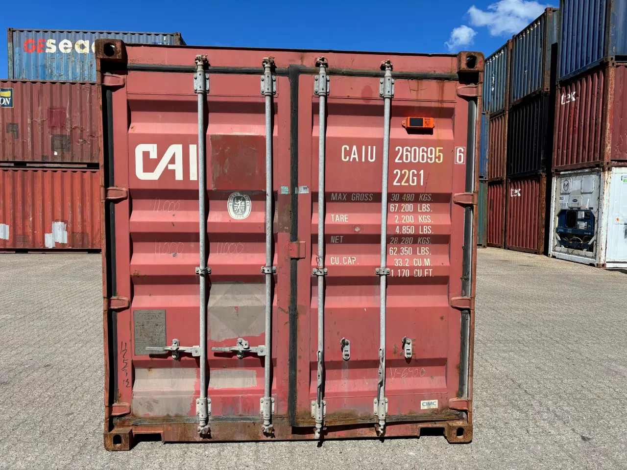 Billede 1 - 20 fods Container- ID: CAIU 260695-6