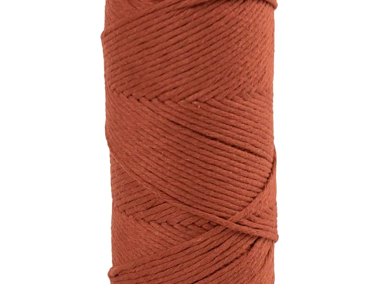 Billede 1 - Macramé Snor Brændt Orange 198m - 2mm Kvalitet