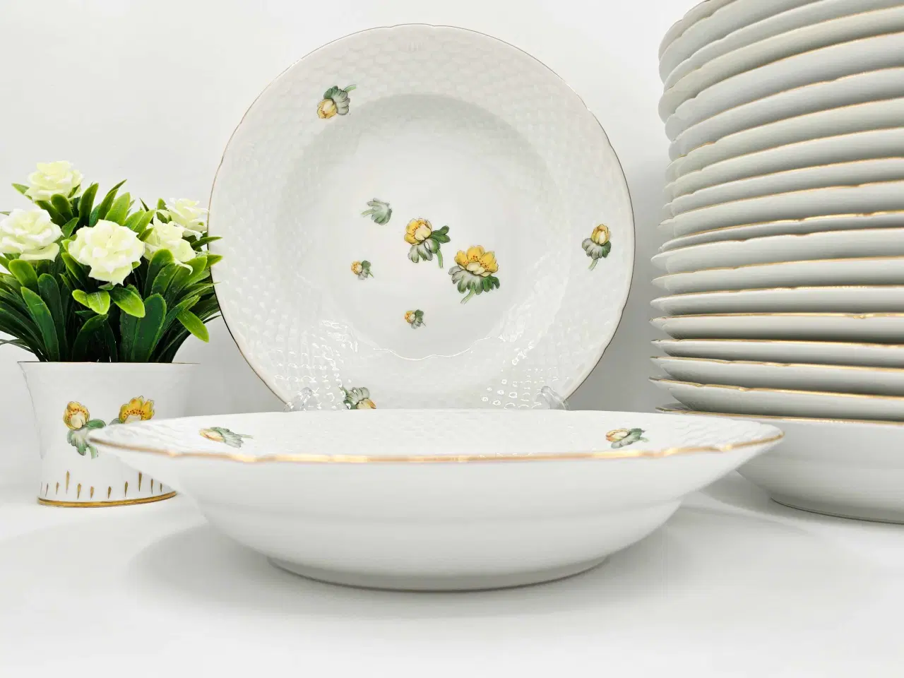 Billede 3 - Erantis Stor Dyb Tallerken Porcelæn