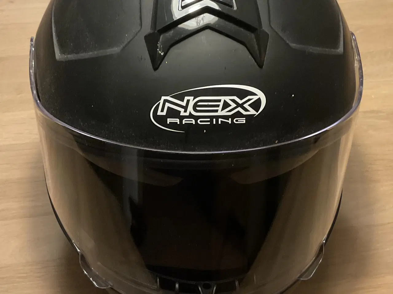 Billede 1 - Motorcykelhjelm med intercom og solskærm