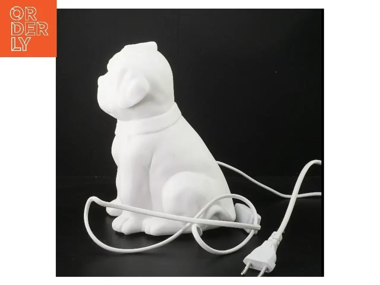 Billede 5 - Porcelæn Hundelampe (str. 27 cm)