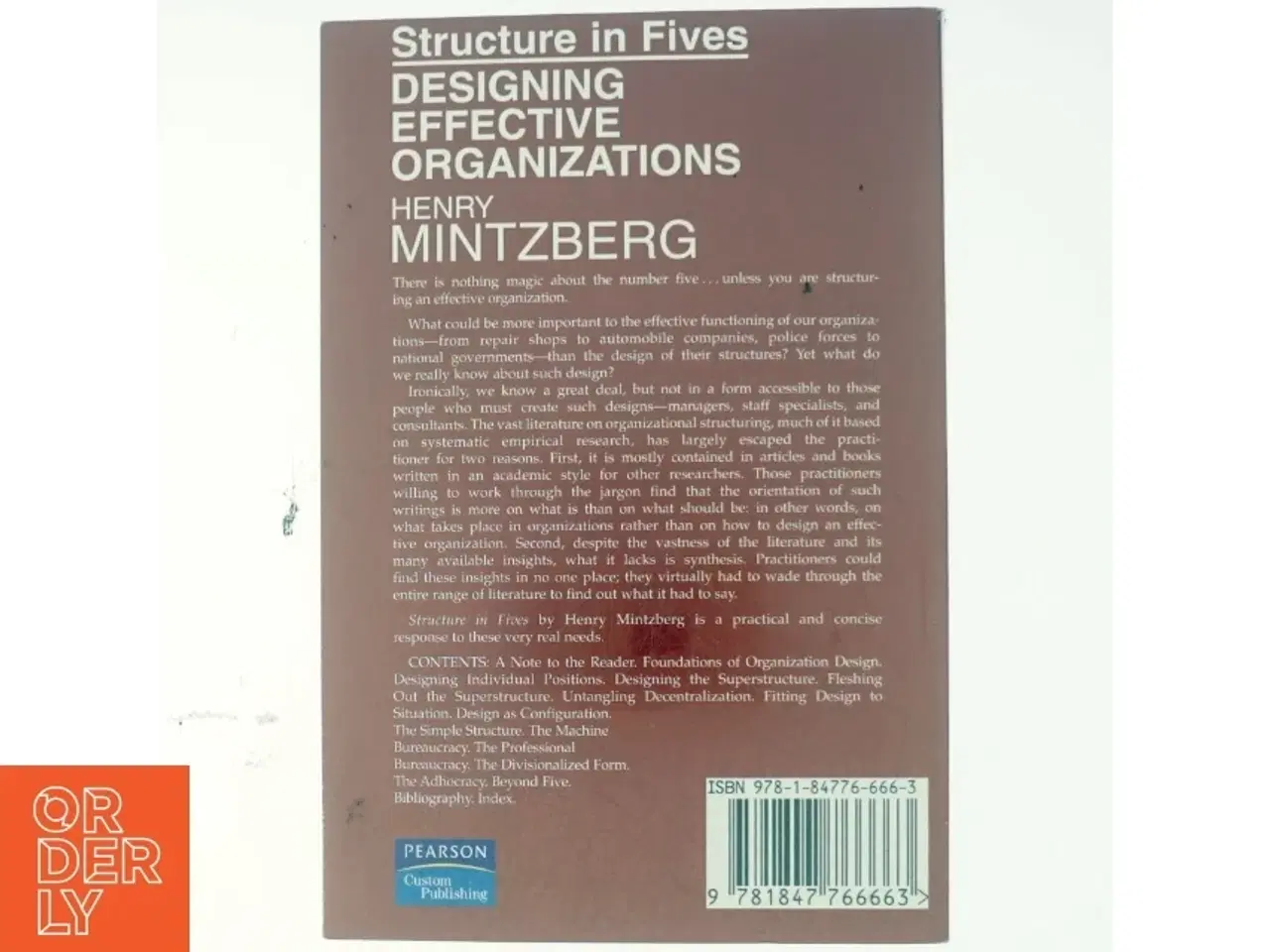 Billede 3 - Structure in fives : designing effective organizations af Henry Mintzberg (Bog)