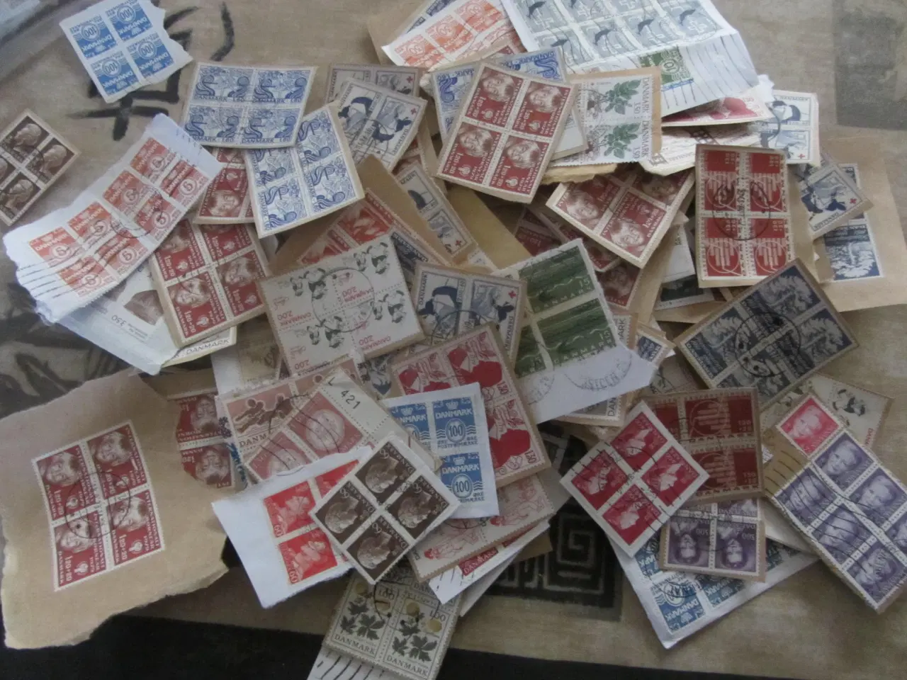 Billede 1 - Danske frimærker pæne stemplede
