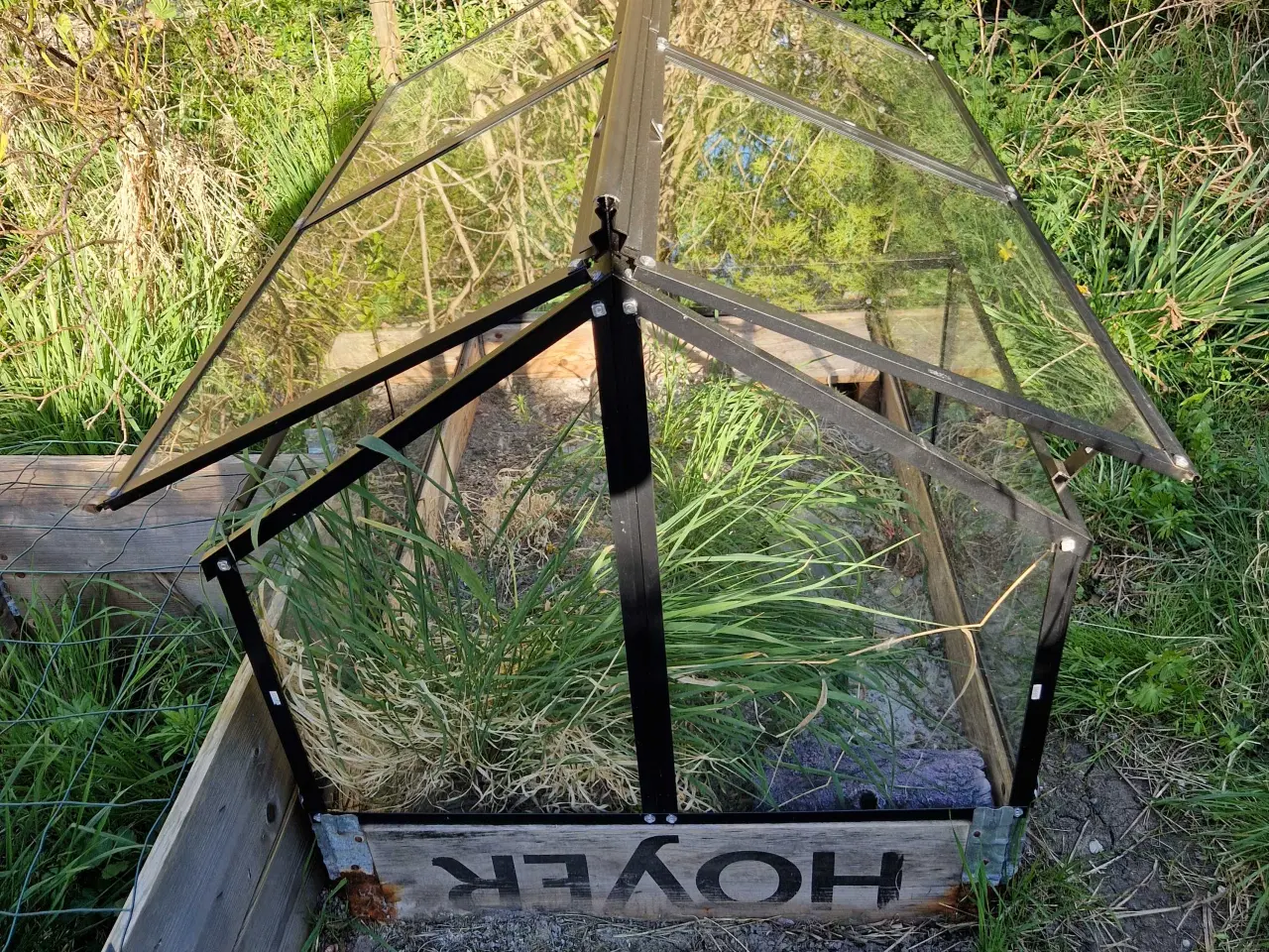 Billede 3 - Mist bænk/mini drivhus I glas