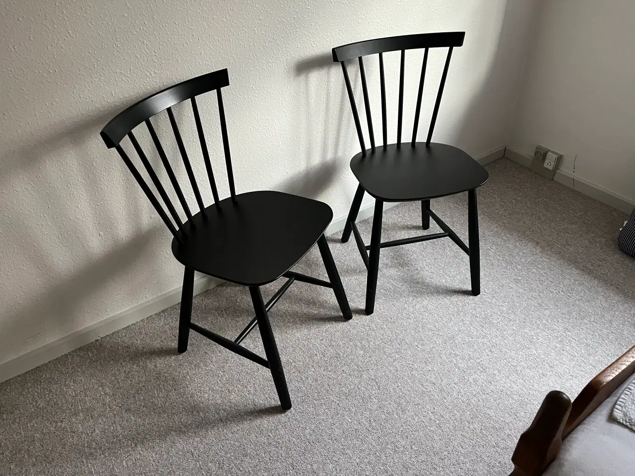 Billede 2 - FDB J46 2 stk. Farve Jet-Black.