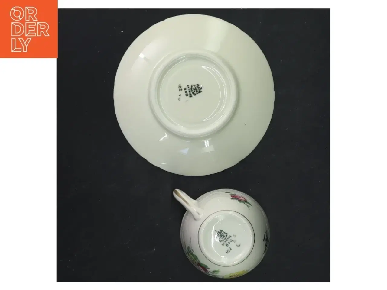 Billede 2 - B&G Saksisk blomst kaffekop 102 (str. Ø 13,5&6x9,5 cm)