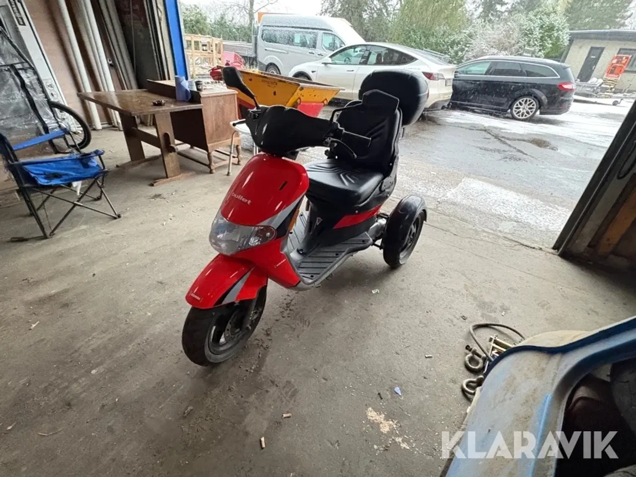 Billede 1 - 3 hjulet scooter Derbi Bullet